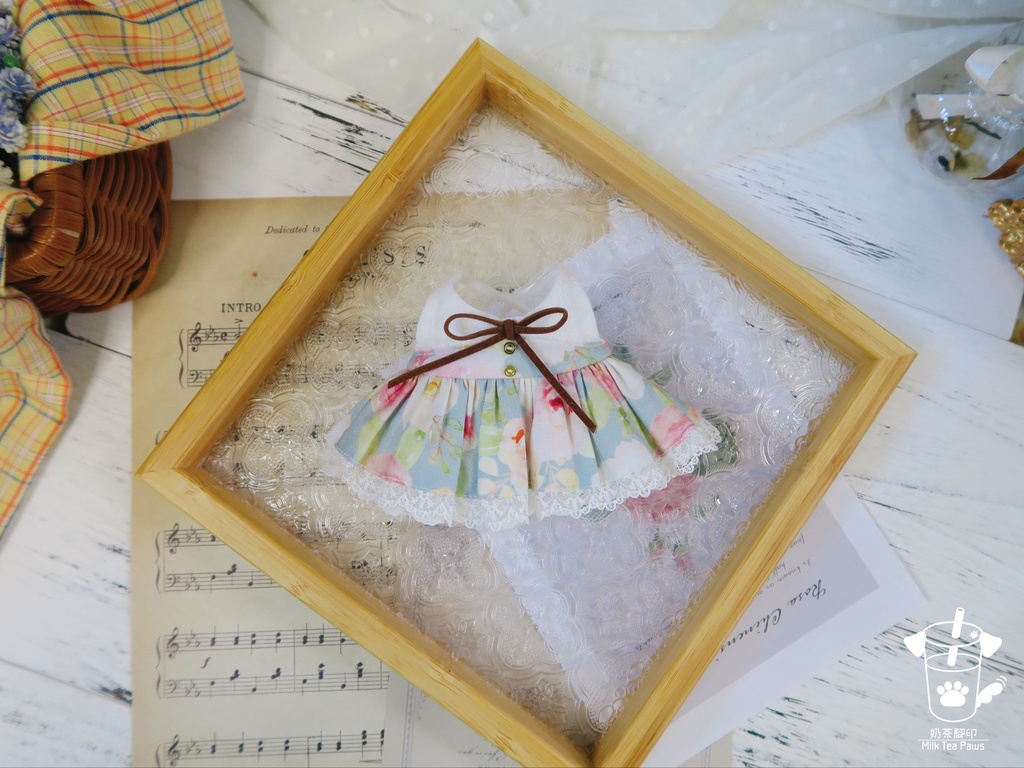 【15cmぬいぐるみ・ぬい服】第9号スケッチブック・ワンピース(全3柄)