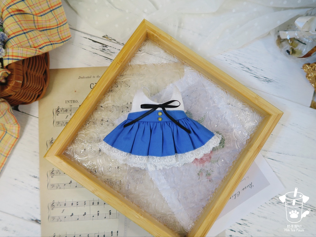 【15cmぬいぐるみ・ぬい服】第9号スケッチブック・ワンピース(全3柄)