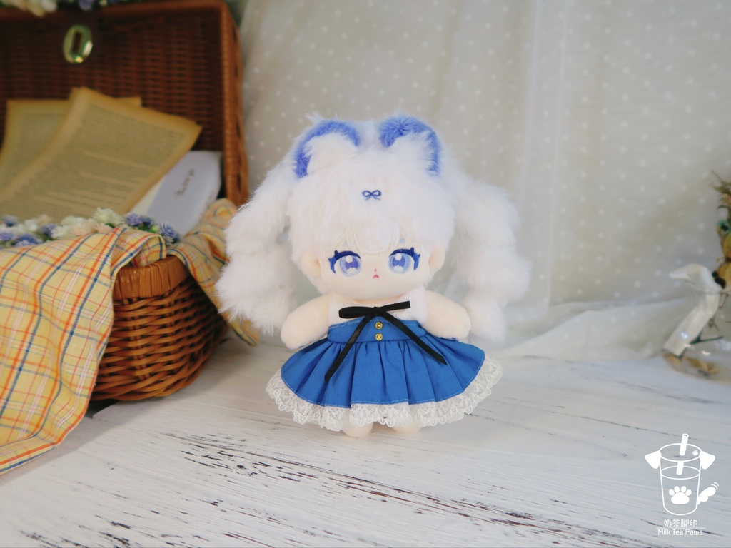 【10cmぬいぐるみ・ぬい服】第9号スケッチブック・ワンピース(全3柄)