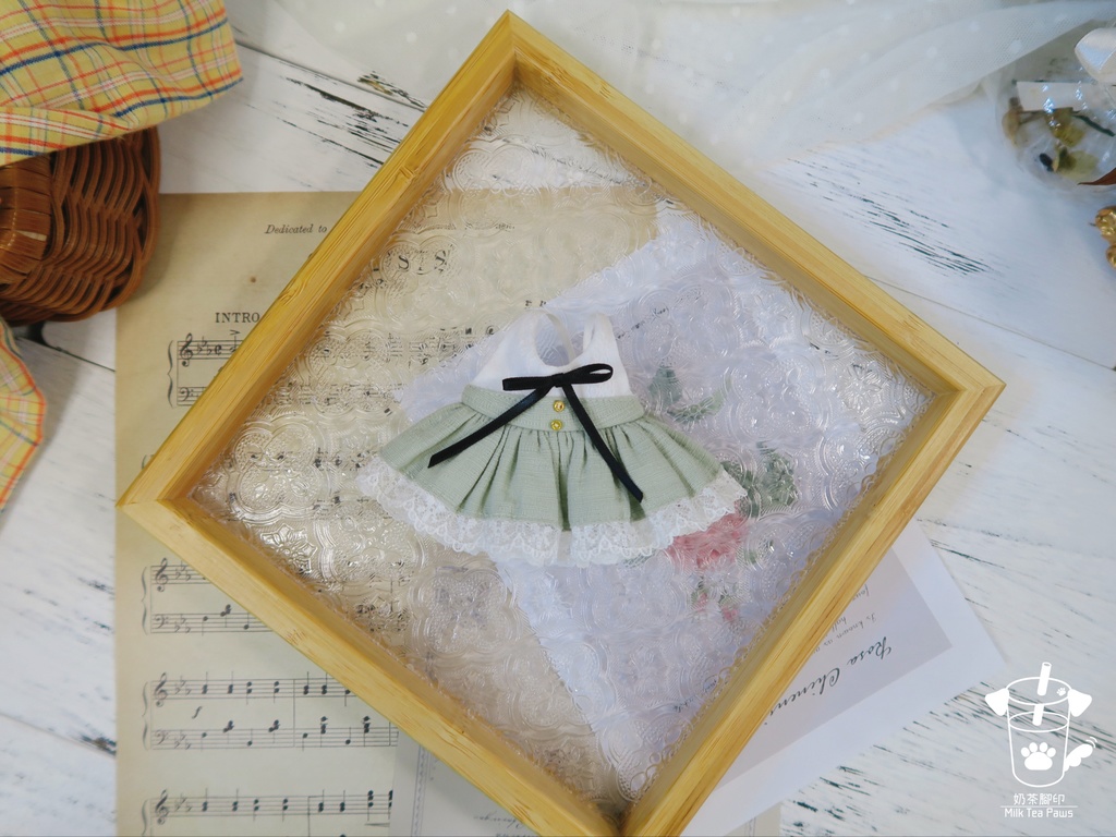 【10cmぬいぐるみ・ぬい服】第9号スケッチブック・ワンピース(全3柄)