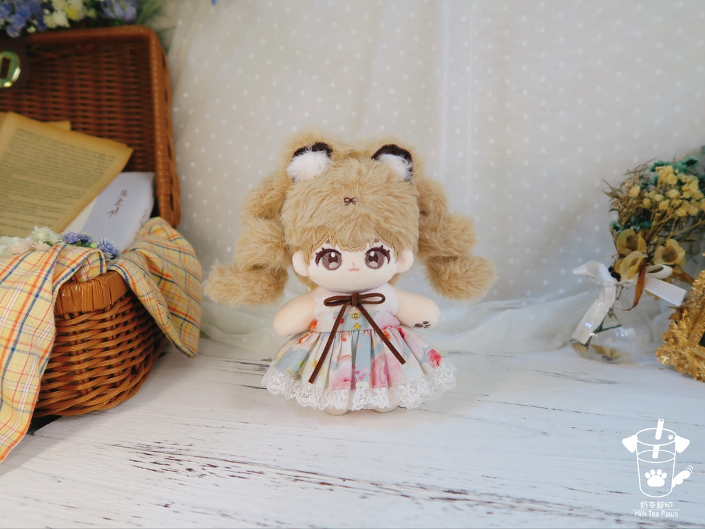 【10cmぬいぐるみ・ぬい服】第9号スケッチブック・ワンピース(全3柄)