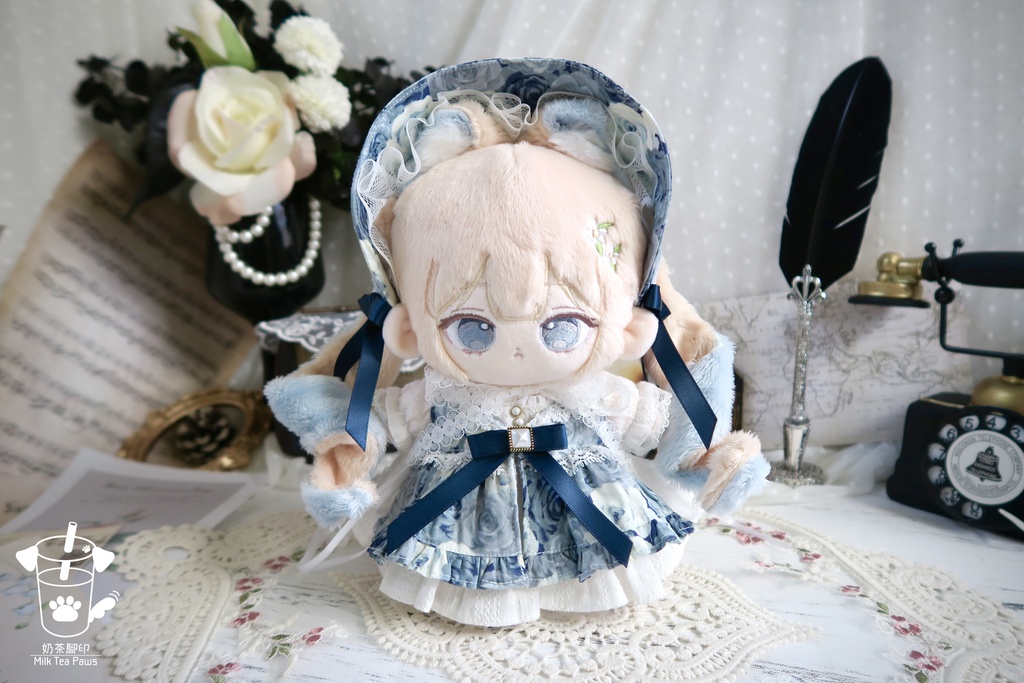 【20cmぬいぐるみ・ぬい服】薔薇回廊・ドレスセット(4色)