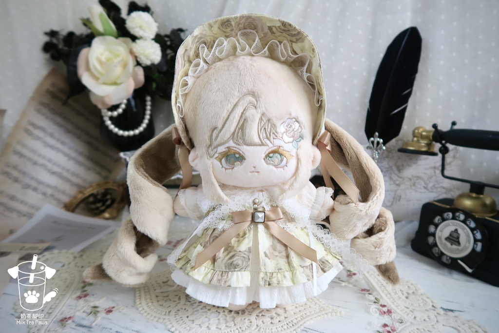 【20cmぬいぐるみ・ぬい服】薔薇回廊・ドレスセット(4色)