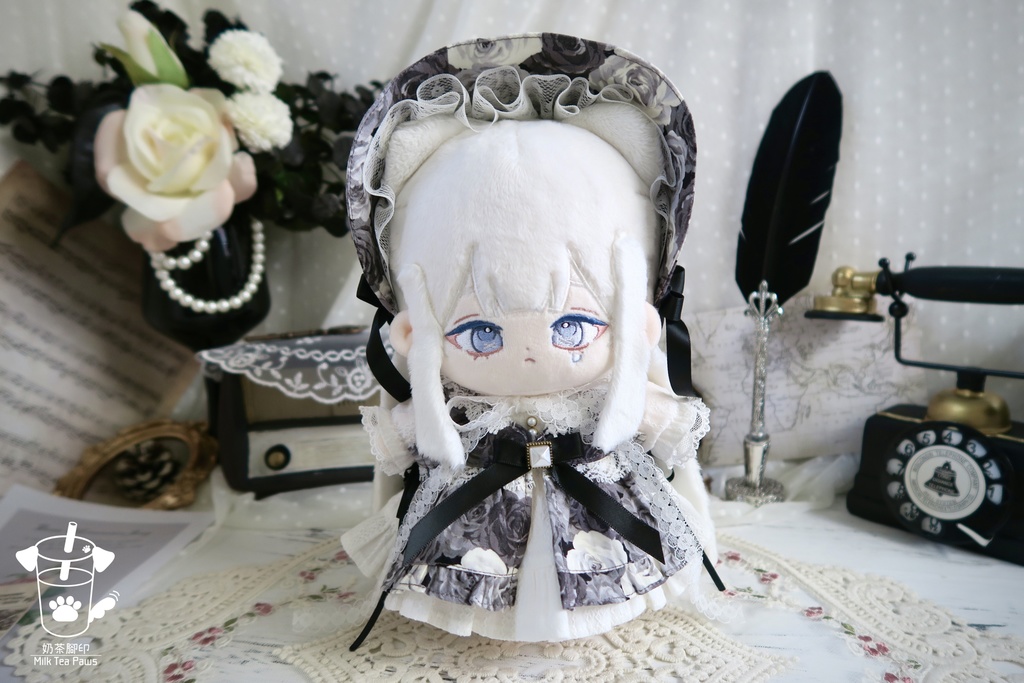 【20cmぬいぐるみ・ぬい服】薔薇回廊・ドレスセット(4色)