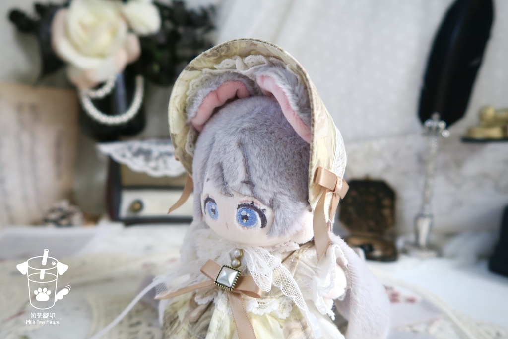 【10cmぬいぐるみ・ぬい服】薔薇回廊・ドレスセット(4色)