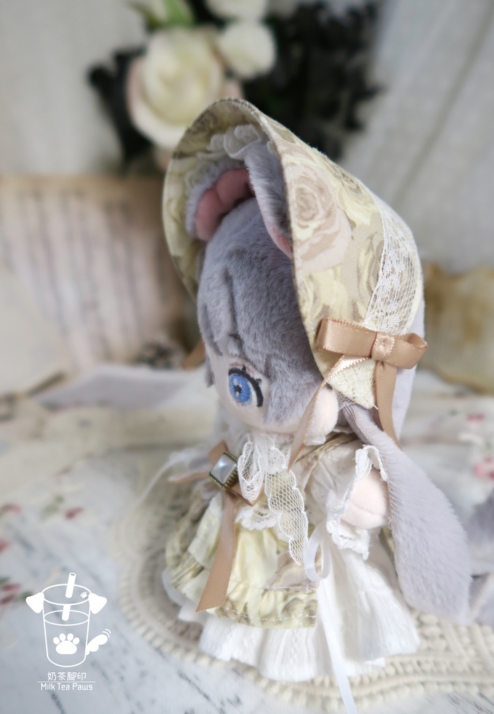 【10cmぬいぐるみ・ぬい服】薔薇回廊・ドレスセット(4色)