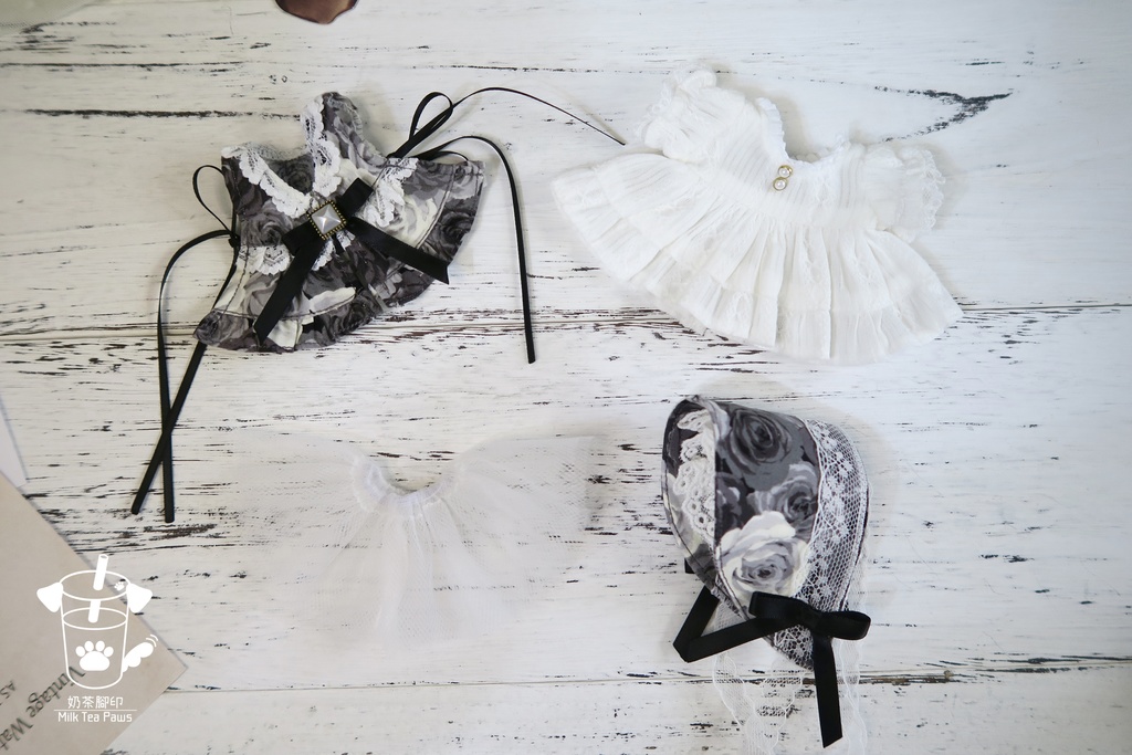 【10cmぬいぐるみ・ぬい服】薔薇回廊・ドレスセット(4色)