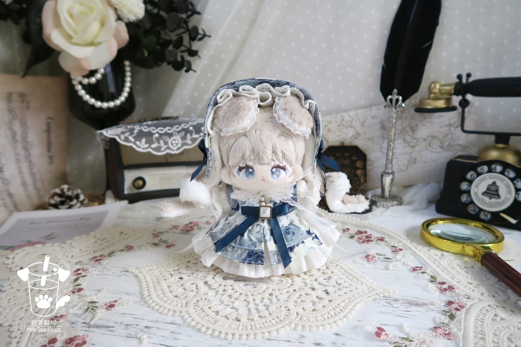 【10cmぬいぐるみ・ぬい服】薔薇回廊・ドレスセット(4色)