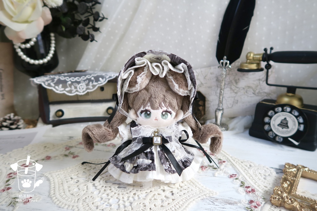 【10cmぬいぐるみ・ぬい服】薔薇回廊・ドレスセット(4色)