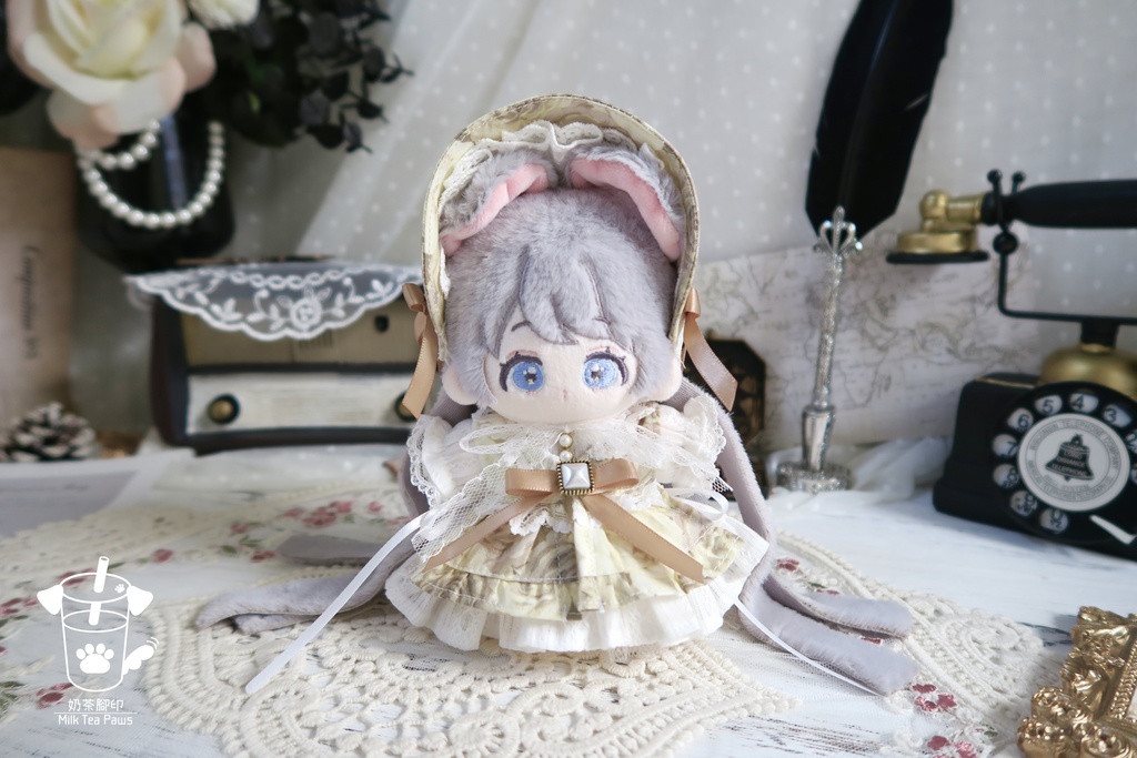 【10cmぬいぐるみ・ぬい服】薔薇回廊・ドレスセット(4色)