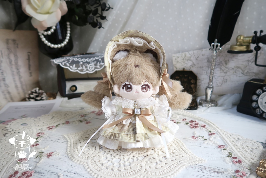 【10cmぬいぐるみ・ぬい服】薔薇回廊・ドレスセット(4色)