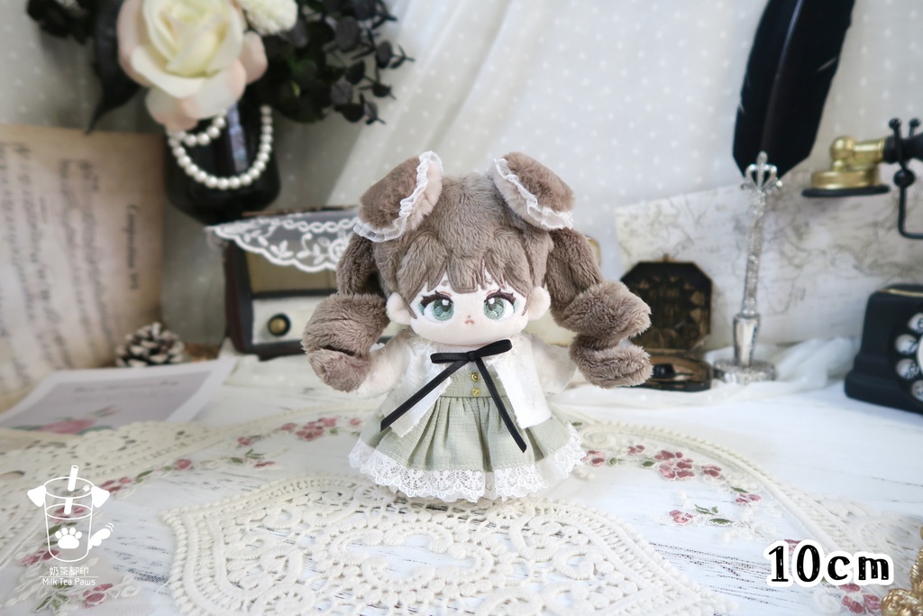 【10cm・15cm・20cmぬいぐるみ・ぬい服】小花レースボレロ(2色)