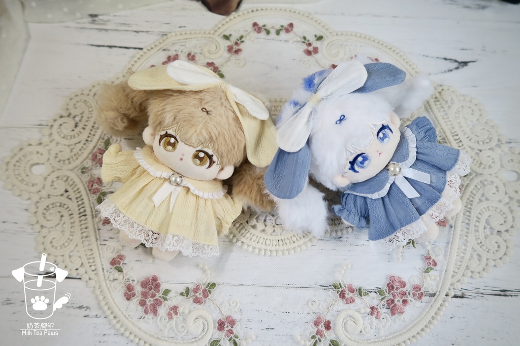 【10cmぬいぐるみ・ぬい服】ハニーエンジェルブッセ・ワンピースセット(6色)