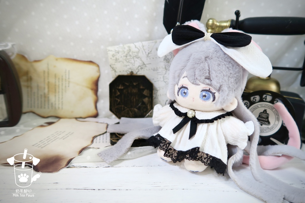 【10cmぬいぐるみ・ぬい服】ハニーエンジェルブッセ・ワンピースセット(6色)