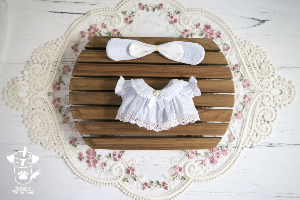 【10cmぬいぐるみ・ぬい服】ハニーエンジェルブッセ・ワンピースセット(6色)