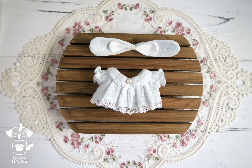 【10cmぬいぐるみ・ぬい服】ハニーエンジェルブッセ・ワンピースセット(6色)