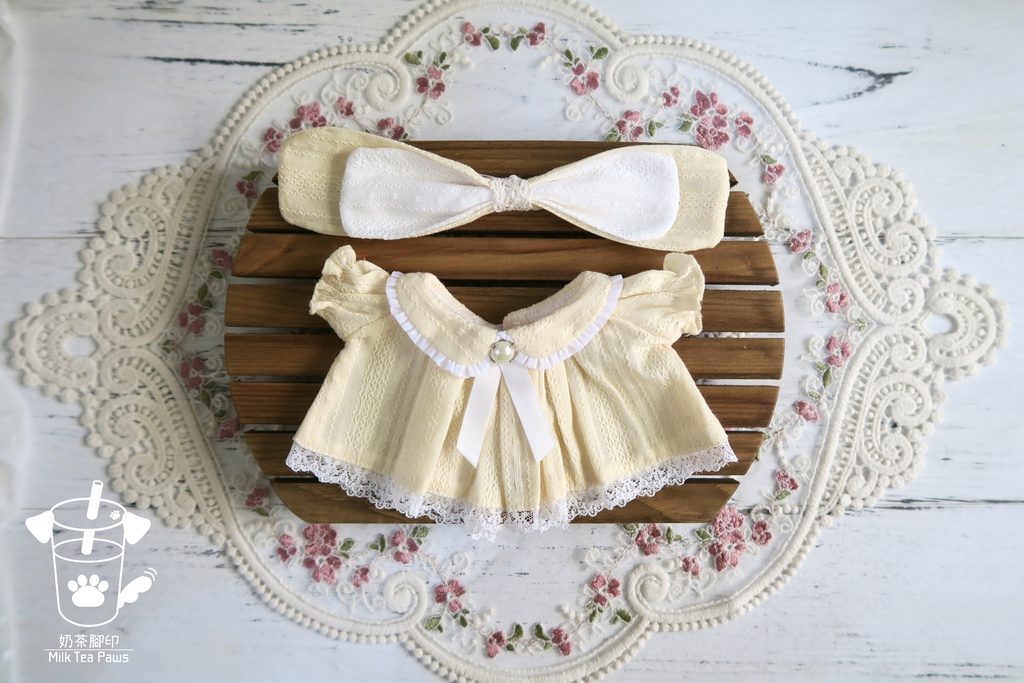 【20cmぬいぐるみ・ぬい服】ハニーエンジェルブッセ・ワンピースセット(6色)