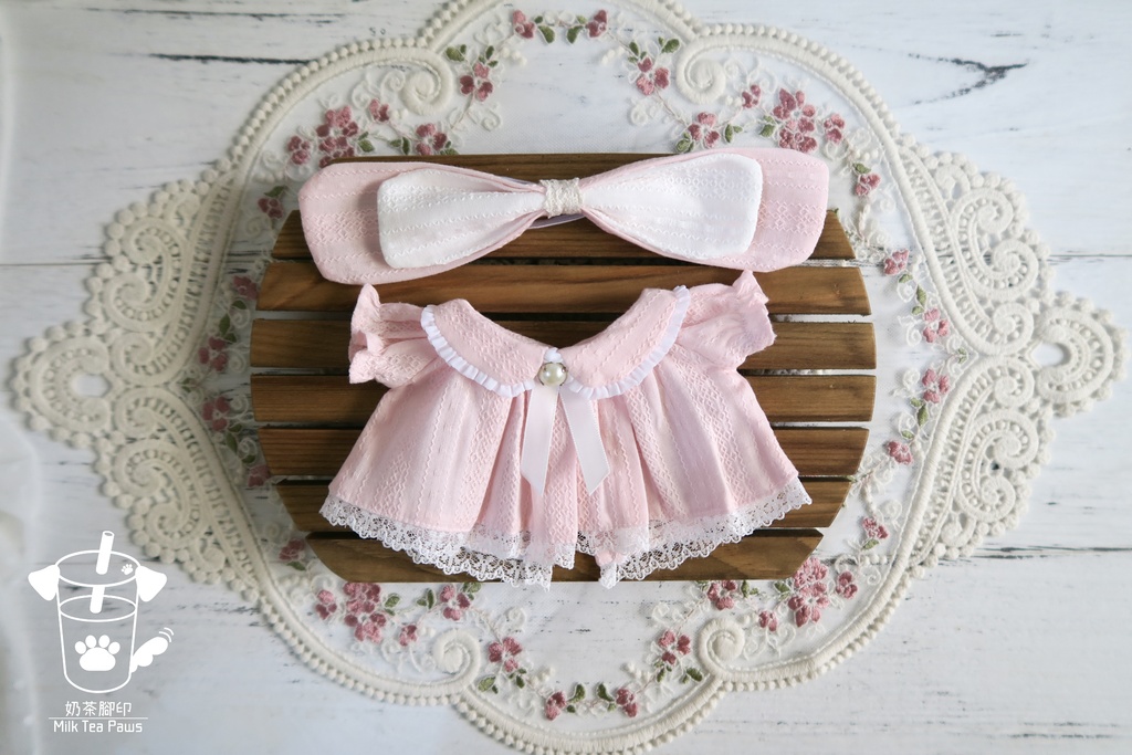 【20cmぬいぐるみ・ぬい服】ハニーエンジェルブッセ・ワンピースセット(6色)