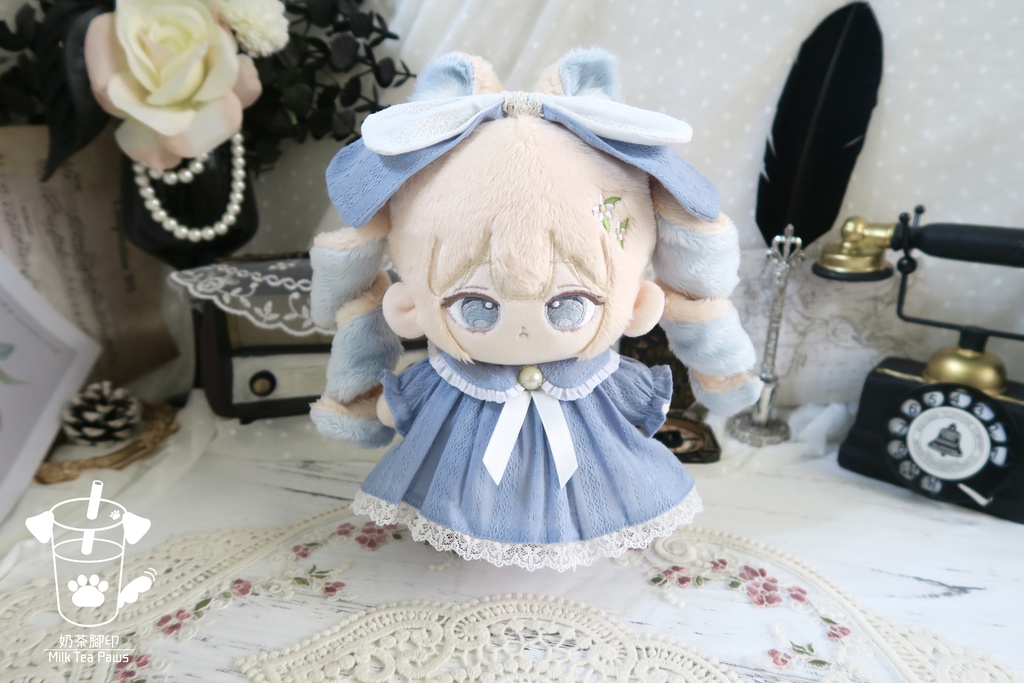 【20cmぬいぐるみ・ぬい服】ハニーエンジェルブッセ・ワンピースセット(6色)