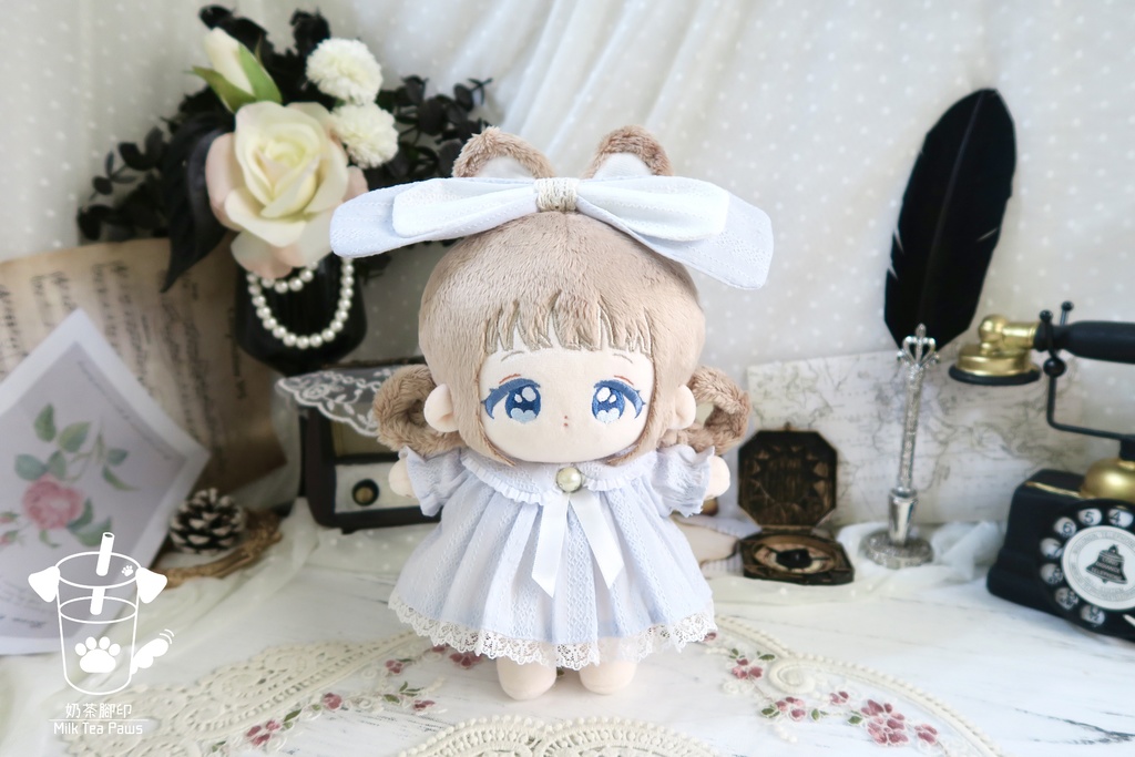 【20cmぬいぐるみ・ぬい服】ハニーエンジェルブッセ・ワンピースセット(6色)