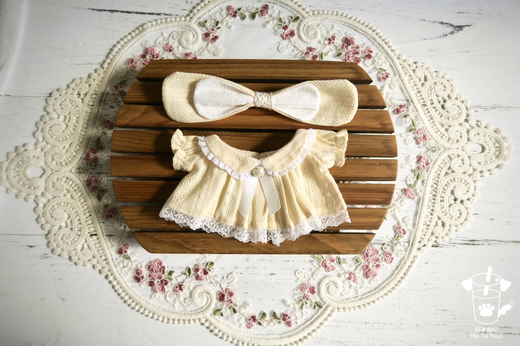 【15cmぬいぐるみ・ぬい服】ハニーエンジェルブッセ・ワンピースセット(6色)