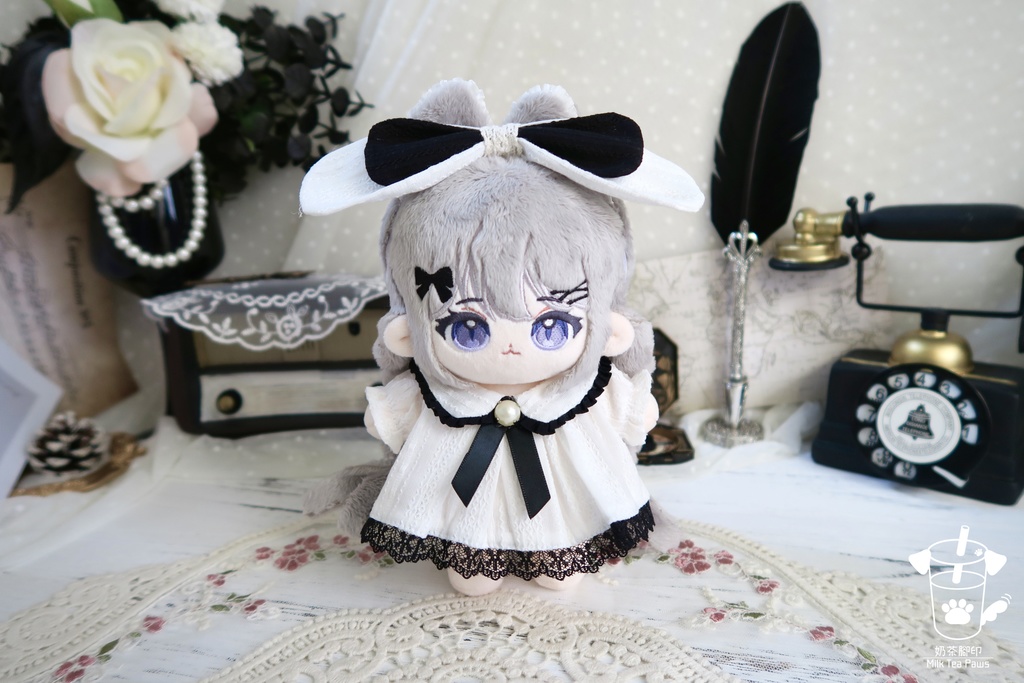 【15cmぬいぐるみ・ぬい服】ハニーエンジェルブッセ・ワンピースセット(6色)