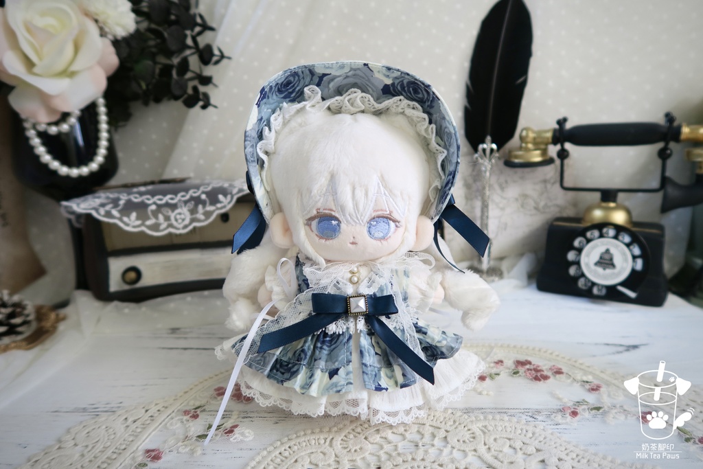 【15cmぬいぐるみ・ぬい服】薔薇回廊・ドレスセット(3色)