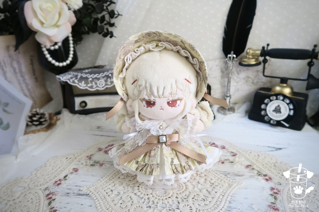 【15cmぬいぐるみ・ぬい服】薔薇回廊・ドレスセット(3色)