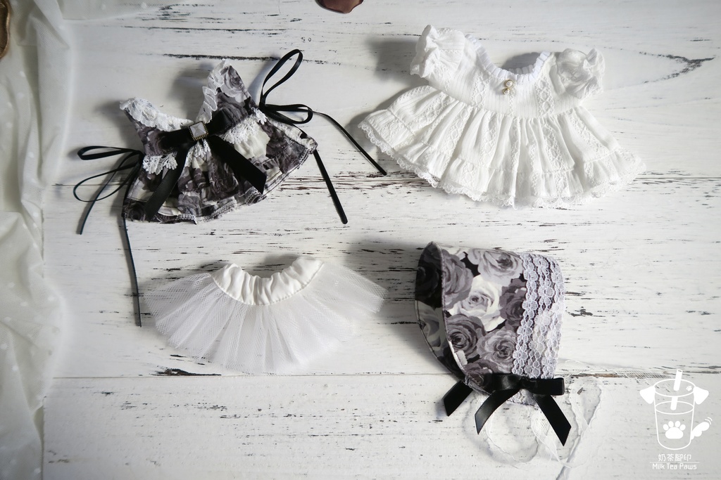 【15cmぬいぐるみ・ぬい服】薔薇回廊・ドレスセット(3色)