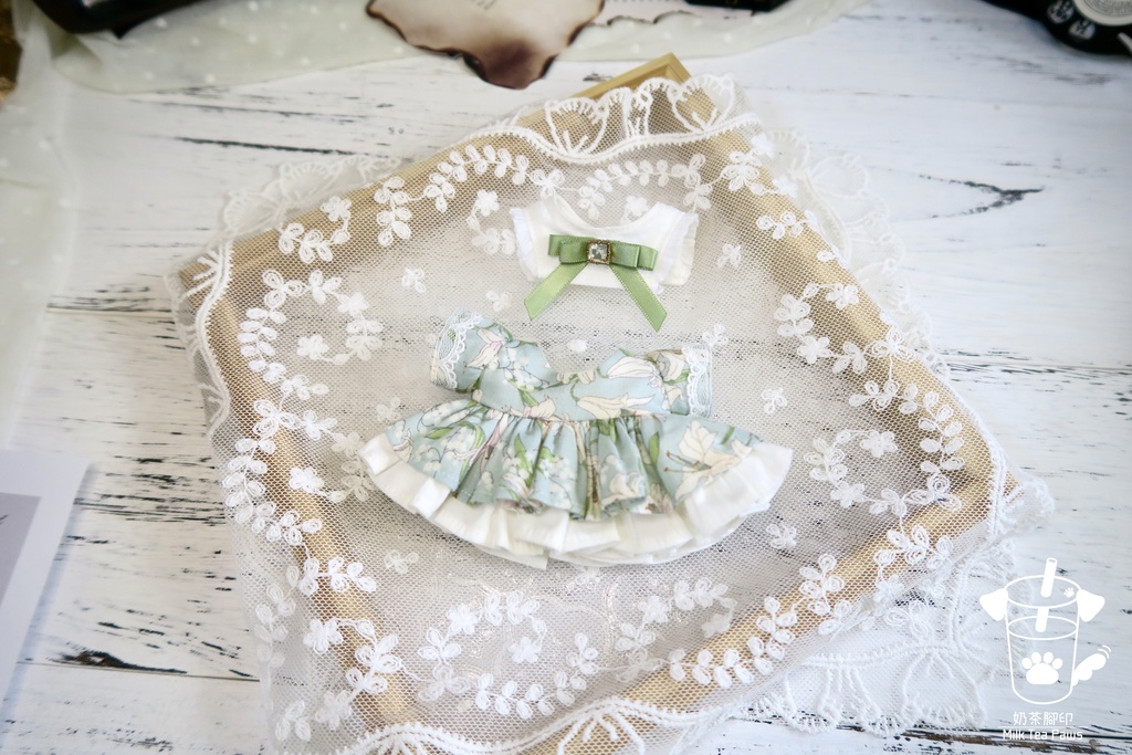 【10cmぬいぐるみ・ぬい服】温室リリー・お花ワンピースセット(全3色)