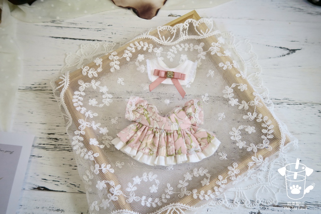 【10cmぬいぐるみ・ぬい服】温室リリー・お花ワンピースセット(全3色)