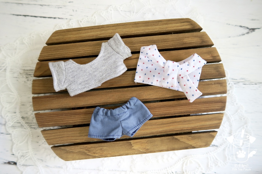 【10cmぬいぐるみ・ぬい服】シャーベット・ホリデー・肩掛けセーラーパンツセット(全4種)