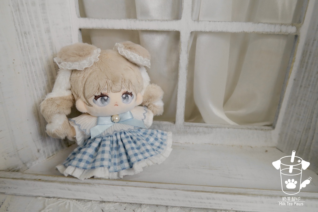 【10cmぬいぐるみ・ぬい服】Light Earl Grey・ワンピース(全2柄)