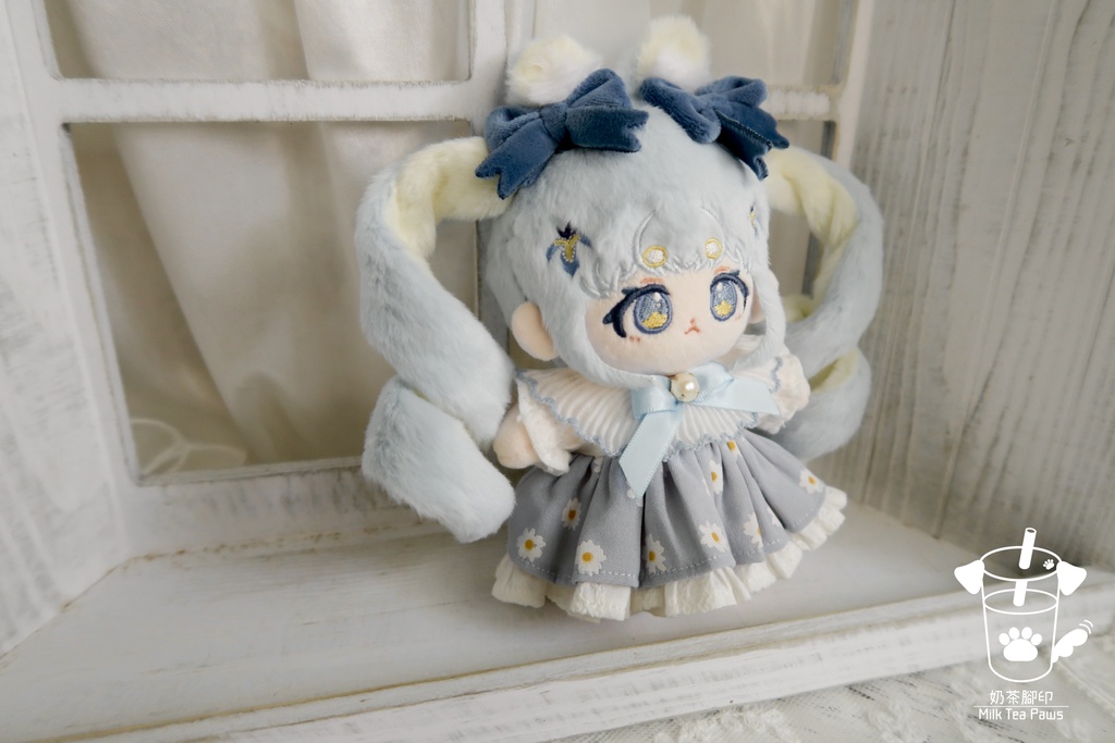 【10cmぬいぐるみ・ぬい服】Light Earl Grey・ワンピース(全2柄)