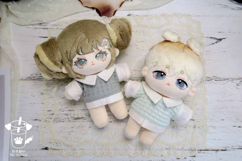 【15cmぬいぐるみ・ぬい服】フェイクレイヤードシャツ(6色)