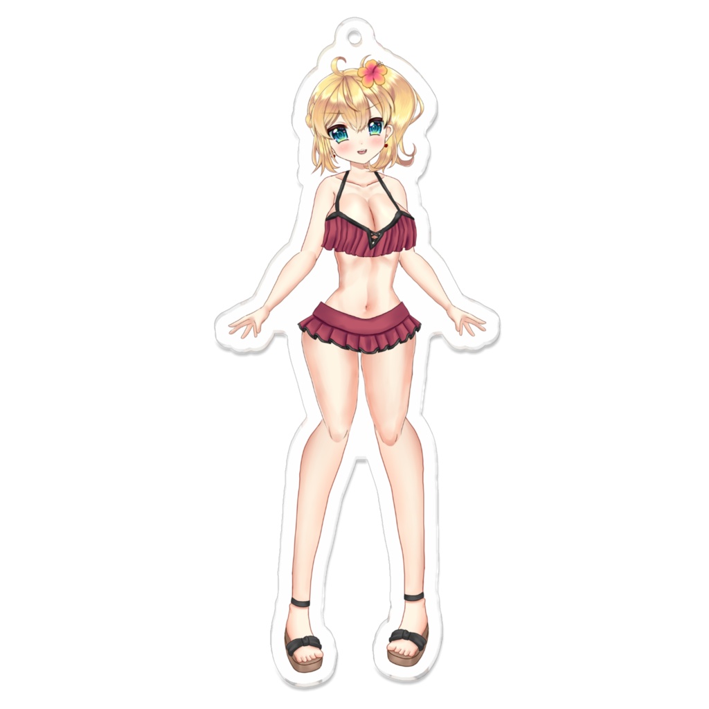 水着新衣装記念アクキー