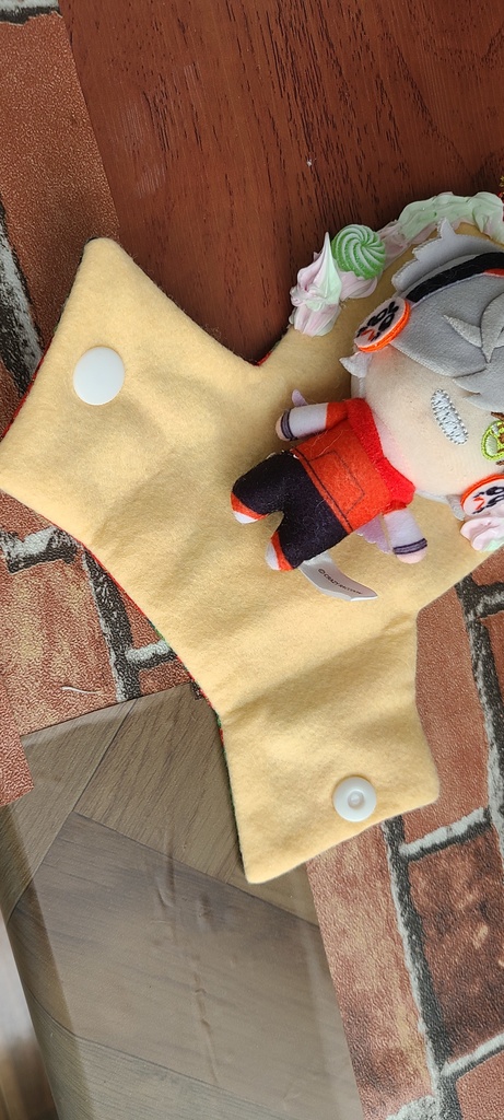 クレープ風 おくるみぬい服