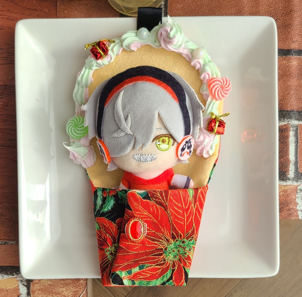 クレープ風 おくるみぬい服