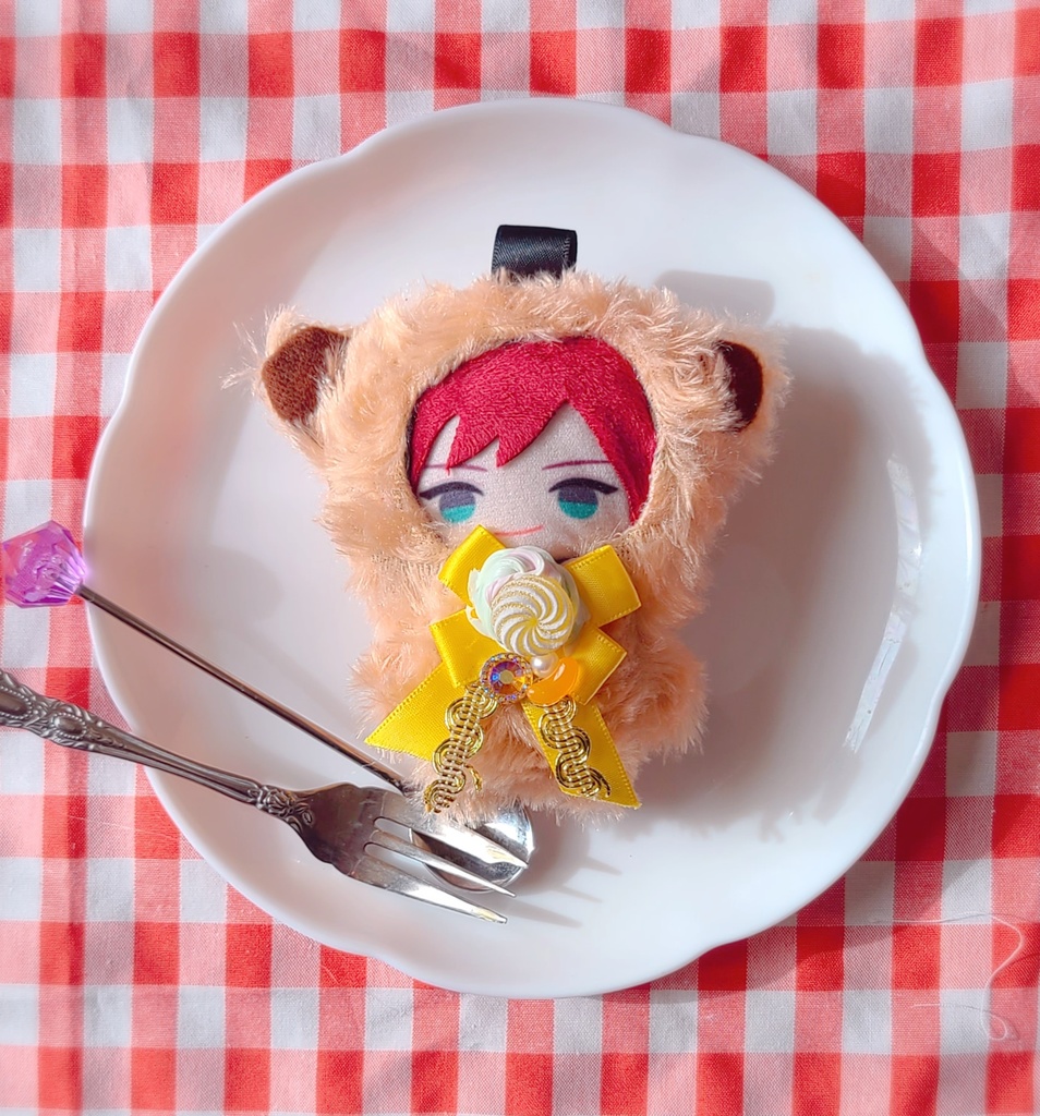 オレンジくまちゃん×イエローグミ着ぐるみ