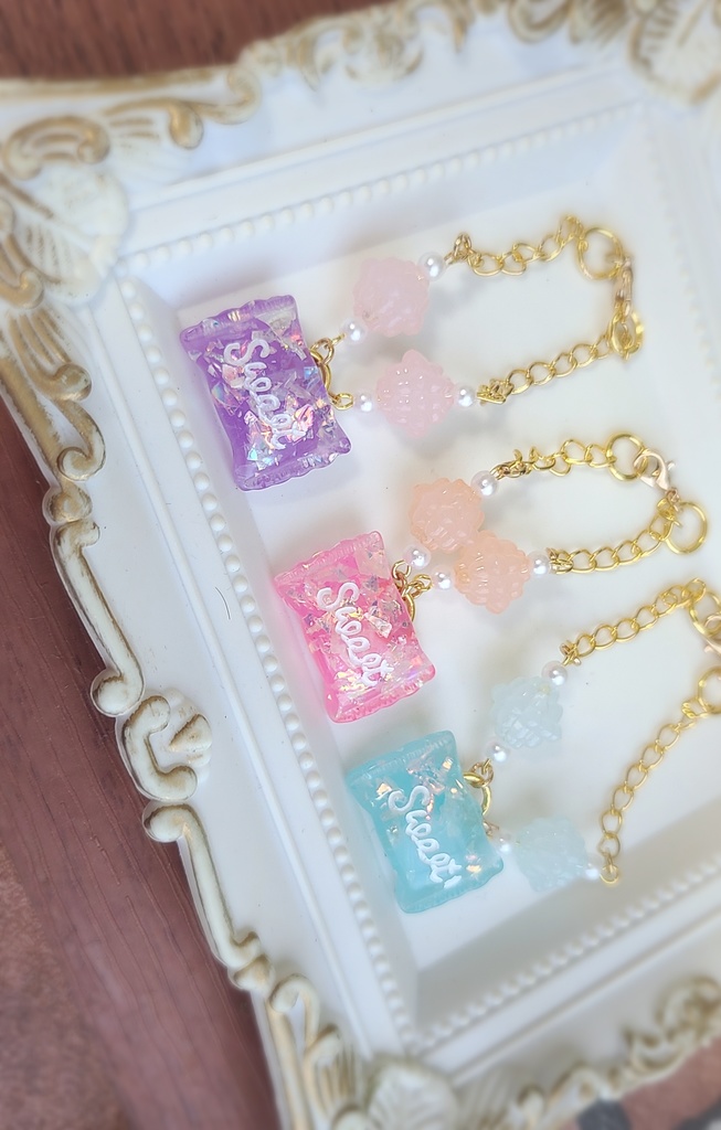 キャンディこんぺいとうバッグチャーム