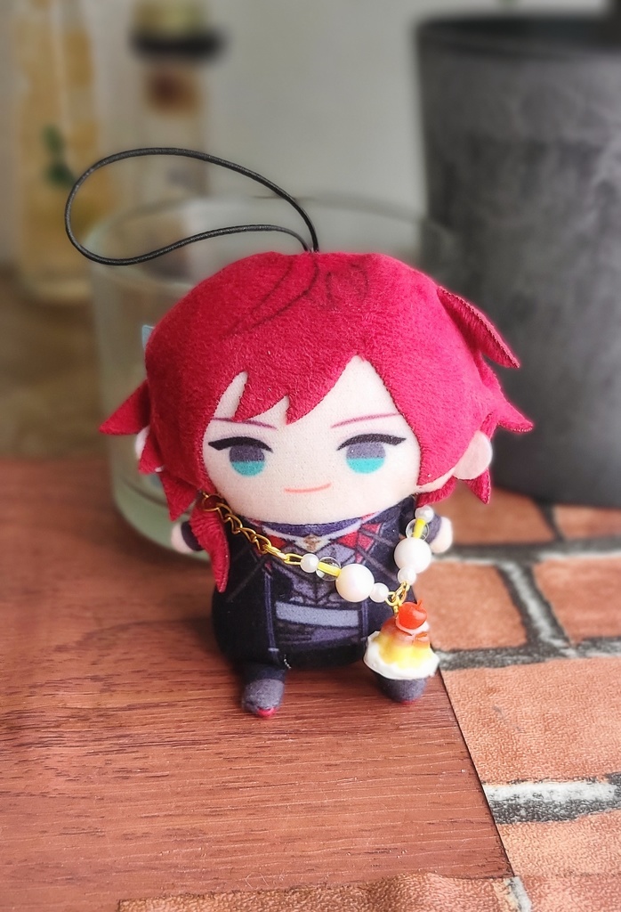 レトロ喫茶 プリンアラモード バックチャーム