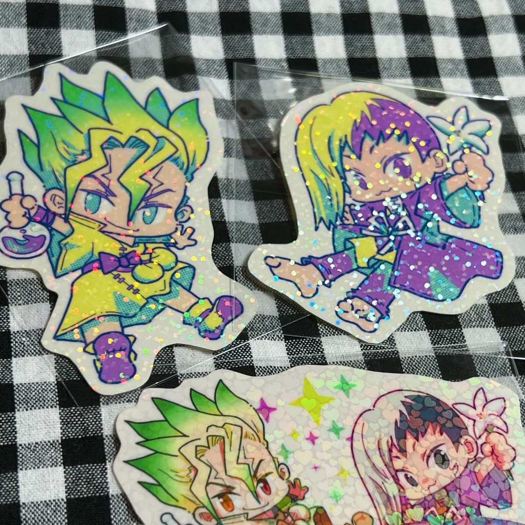 千ゲ スマホステッカーセットA