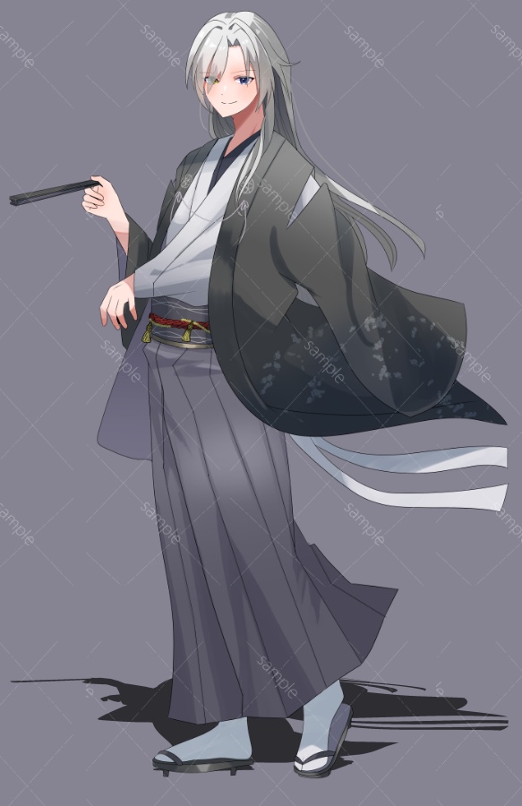 袴 男 赤 イラスト 透過素材 和服 男性50枚 立ち絵作成用・着物 浴衣 袴 日本伝統衣装