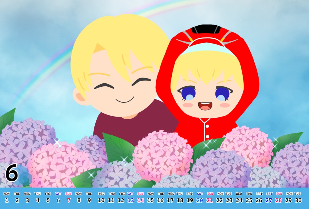 アサアカカレンダーラリー6月・1月