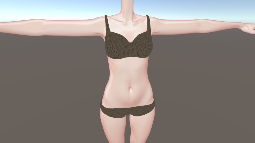 underwear しろいの素体