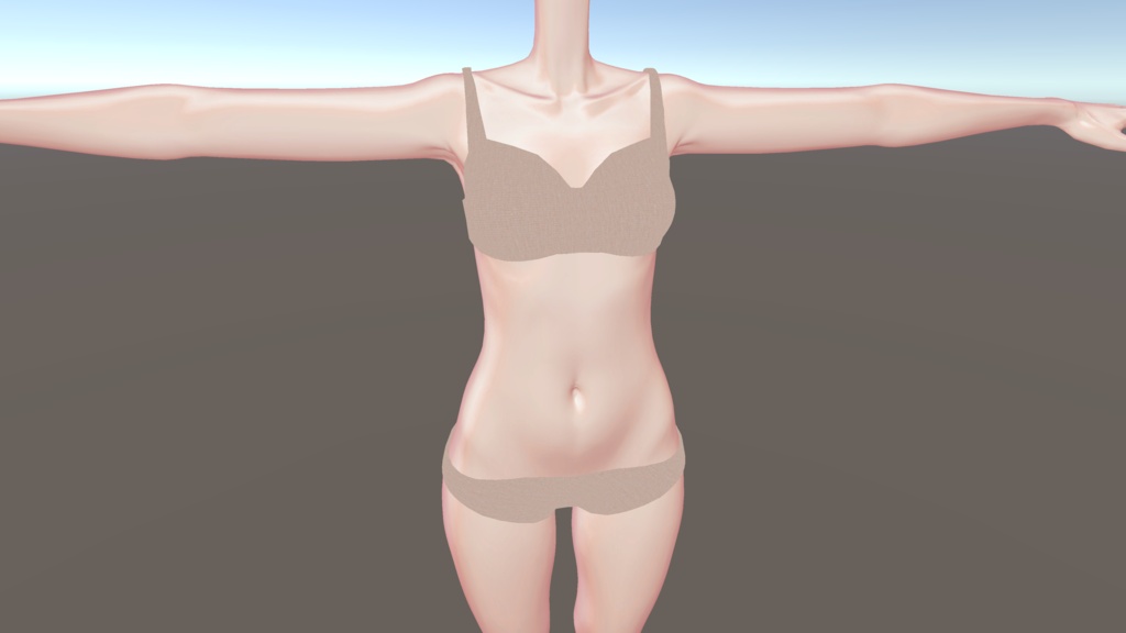 underwear しろいの素体
