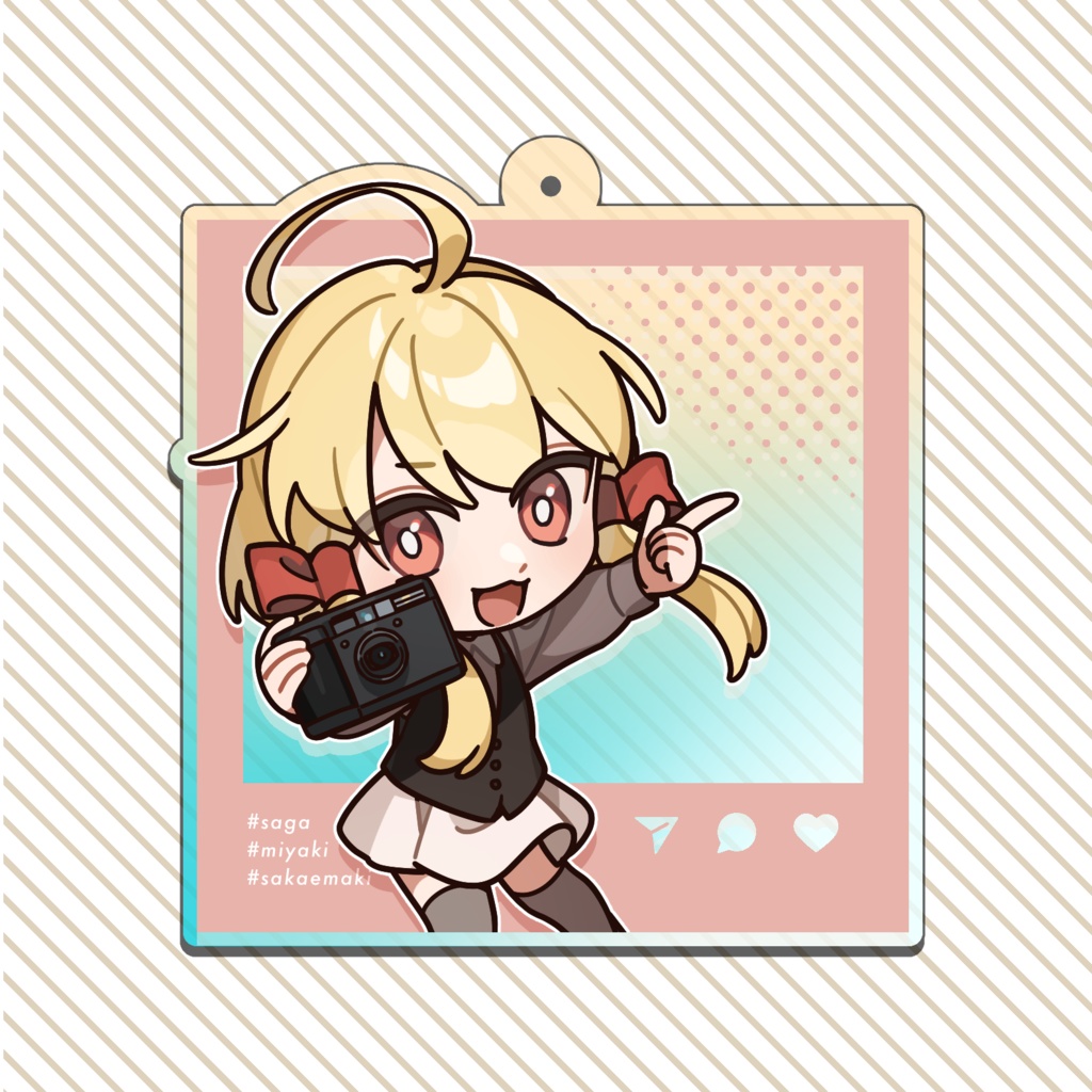 おでかけみやきアクキーvol.1【さか絵巻】