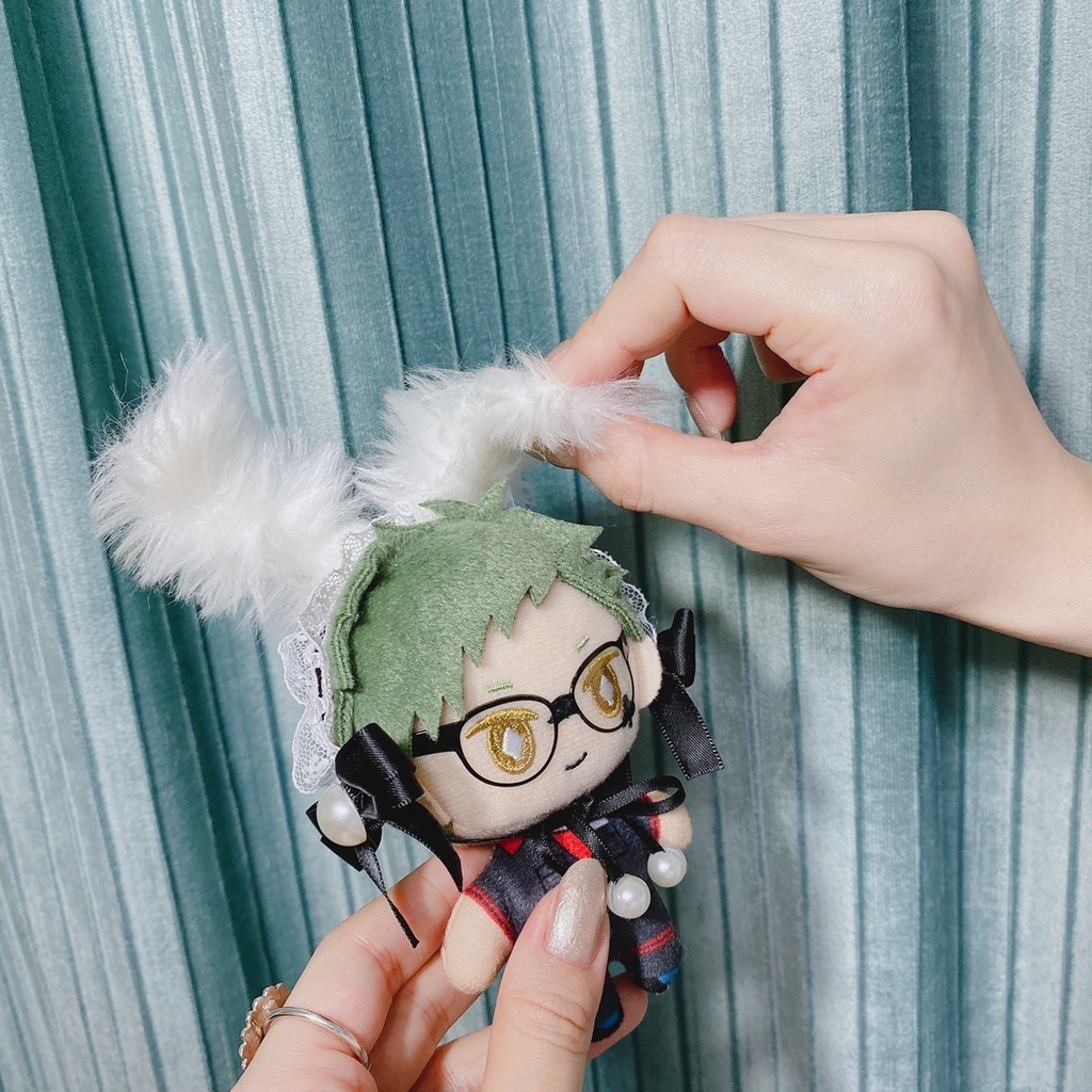 ふわふわうさぎブラック