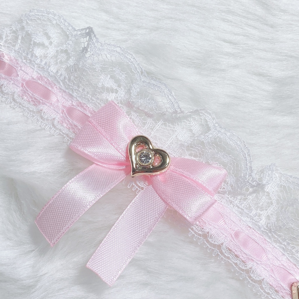 ピンクセンターリボン