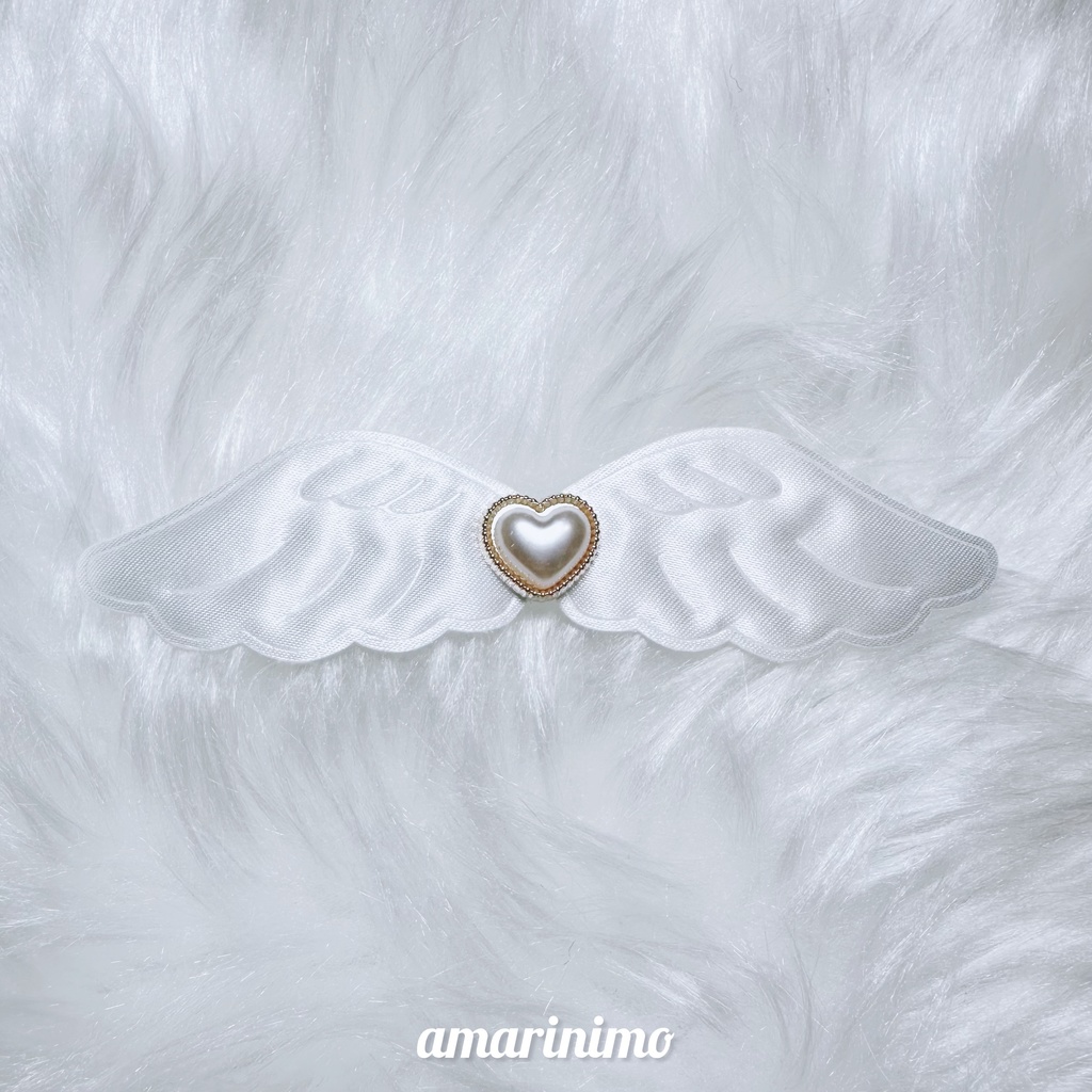 ぬい用 アクセサリー 羽/wing(白/white)